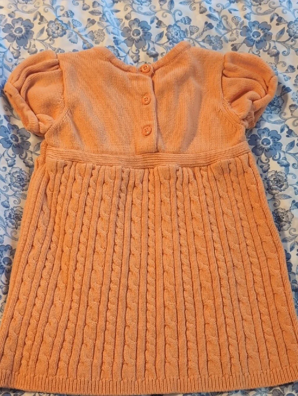 Gymboree Peach Knit Dress with Penguin